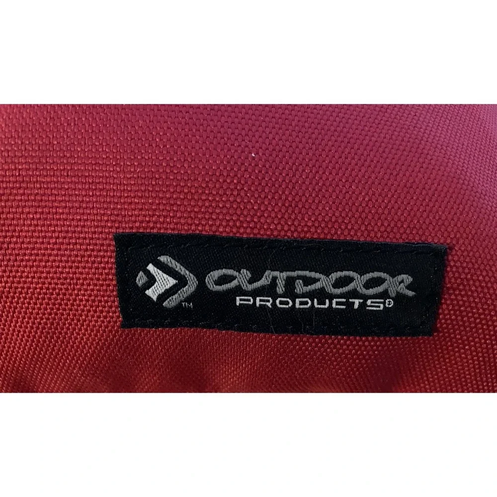 Outdoor Products Large Duffle‎ red includes storage pouch/toiletry bag